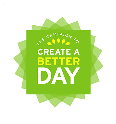 the campaign to create a better day logo
